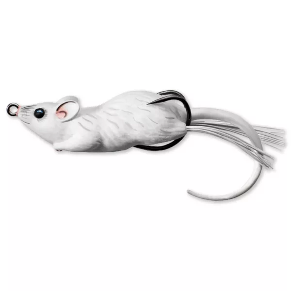 Livetarget Mouse Walking Bait White-White 9cm 28gr Egér Műcsali