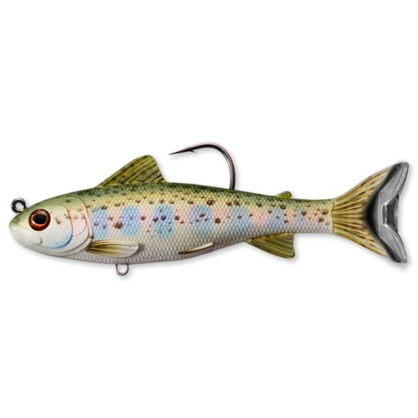 Livetarget Trout Swimbait Silver-Olive 13,1cm 35gr Plasztik Csali