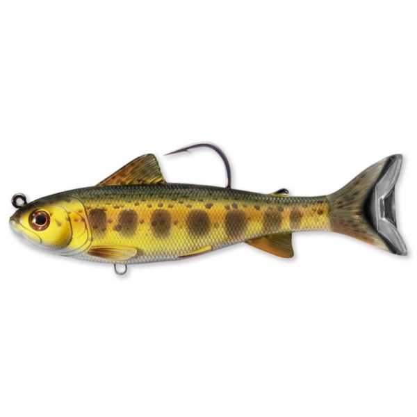 Livetarget Trout Swimbait Gold-Olive 13,1cm 35gr Plasztik Csali
