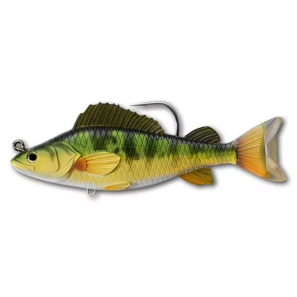 Livetarget Yellow Perch Swimbait Yellow-Green 13,4cm 35gr Plasztik Csali