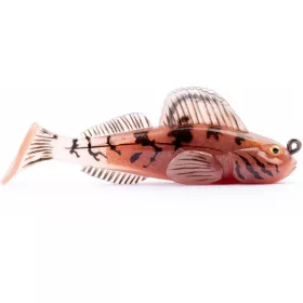  Livetarget Goby Paddletail Rigged Brown-Yellow 8,4cm 12gr Süllyedő Gumihal