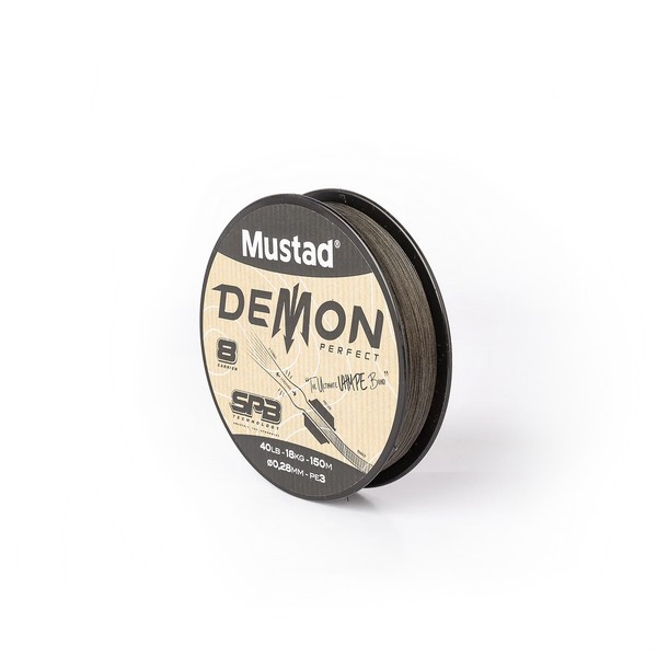 Mustad Demon Perfect Braid Gator Green 0,08mm 150m Fonott Főzsinór
