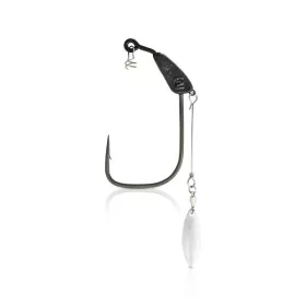  Mustad Infiltrator Blade 5G Titanx 1 Füles, Szakállas Offset Horog 2db