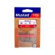 Mustad Ruthless Eyed 2/0 Füles, Szakállas Horog 6db