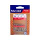Mustad Ruthless In-Line Titan Steel 4/0 Füles, Szakállas Pergető Horog 10db