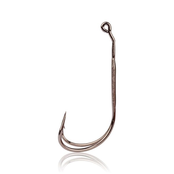 Mustad Frog Double Hook 2X Strong Black Nickel 4/1 Kettes Horog 2db