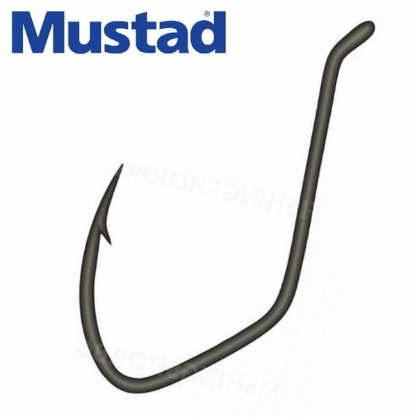 Mustad Ultra Np Single Catfish Black Nickel 1/0 7db Füles, Szakállas Harcsázó Horog