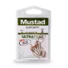 Mustad Aberdeen Slow Death BR 1 Füles, Szakállas Horog 10db