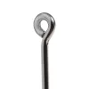 Mustad O'Shaughnessy Stainless Steel 6/0 Füles, Szakállas Horog 5db