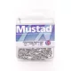 Mustad O'Shaughnessy Stainless Steel 6/0 Füles, Szakállas Horog 25db