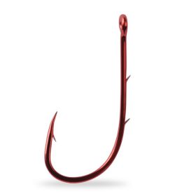   Mustad Red Baitholder Hook 2/0 7db Füles, Szakállas Süllőző Horog