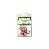 Mustad Red Baitholder 6 Füles, Szakállas Horog 14db