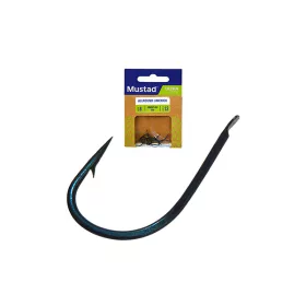   Mustad Blue Allround Hook 10 Lapkás, Szakállas Feeder Horog 12db