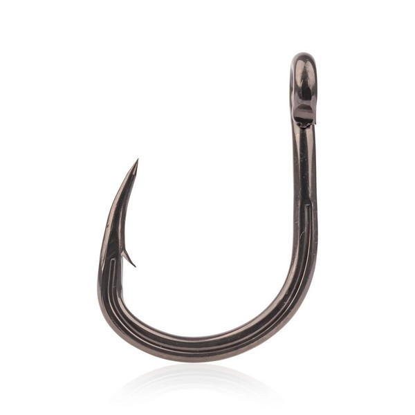 Mustad Hoodlum® Titan Steel 3/0 Füles, Szakállas Horog 7db