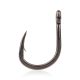 Mustad Hoodlum® Titan Steel 6/0 Füles, Szakállas Horog 5db