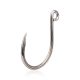 Mustad Kaiju In-Line Titan Steel 3/0 Füles, Szakállas Egyágú Ragadozóhalas Horog 10db