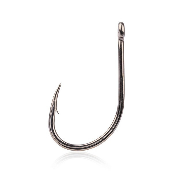 Mustad Big Gun® Titan Steel 2/0 Füles, Szakállas Horog 7db