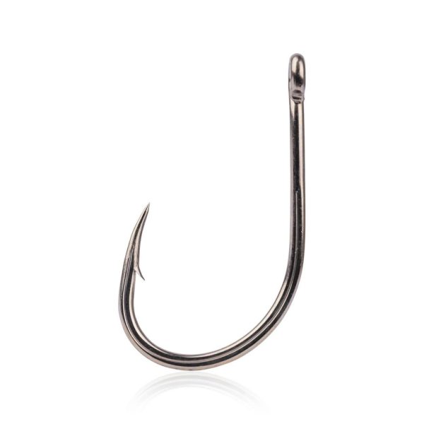 Mustad Big Gun® Titan Steel 9/0 Füles, Szakállas Horog 3db