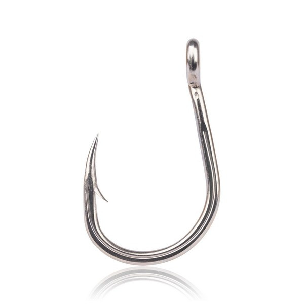 Mustad Un Jigging Hook Titan Steel 1/0 Füles, Szakállas Horog 6db