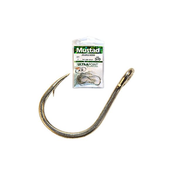Mustad Jigging Assist 1/0 Jig Segédhorog 7db