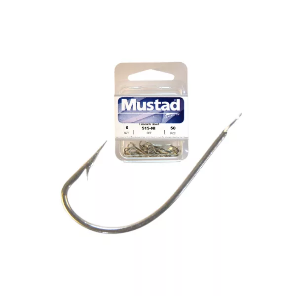 Mustad Crystal Nickel 5/0 Keszegező Horog 25db