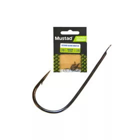   Mustad Match Feeder Round Bend Match 10 Lapkás, Szakállas Horog 15db