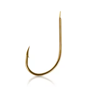 Mustad Round Bronze 2/0 Lapkás, Szakállas Horog 25db