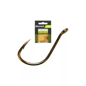   Mustad Ultra NP Out Turned Eyed Feeder 12 Füles, Szakállas Horog 15db