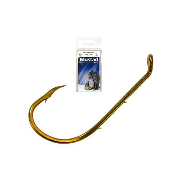 Mustad Beak Baitholder Bronz 2 Füles, Szakállas Süllőző Horog 10db