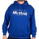 Mustad Kék Brand Cotton Hoodie S Pulóver