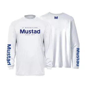   Mustad Világosszürke Brand Longsleeve UV XL Hosszú Ujjú Póló
