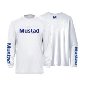   Mustad Világosszürke Brand Longsleeve UV 3XL Hosszú Ujjú Póló