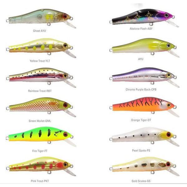 Mustad 55S Scurry Minnow Abalone Flash 5,5cm 7,6gr Süllyedő Wobbler