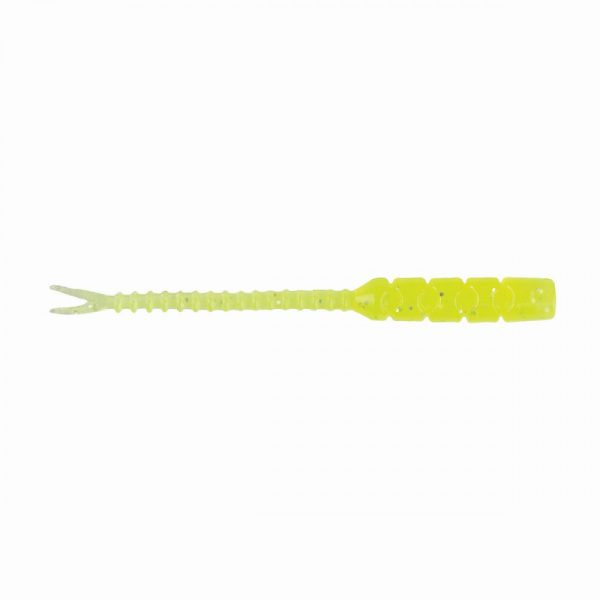 Mustad Aji Hellgramite 2'' Clear Chartreuse Plasztik Csali 12db