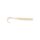 Mustad Aji Curly Tail 2.5'' White Luminous Plasztik Csali 12db