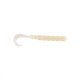 Mustad Aji Curly Tail 2.5'' White Luminous Plasztik Csali 12db