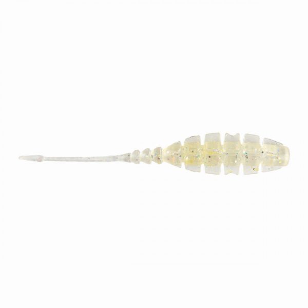 Mustad Aji Winged Bait 2'' Clear Rainbow Glitter Plasztik Csali 12db