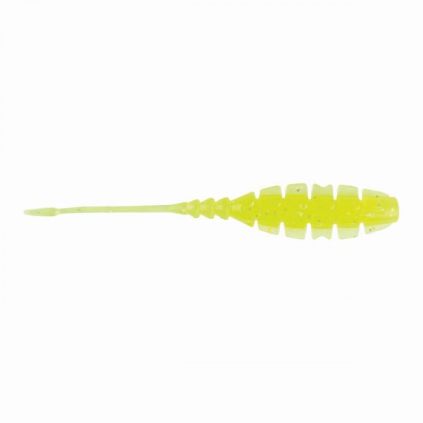 Mustad Aji Winged Bait 2'' Clear Chartreuse Plasztik Csali 12db