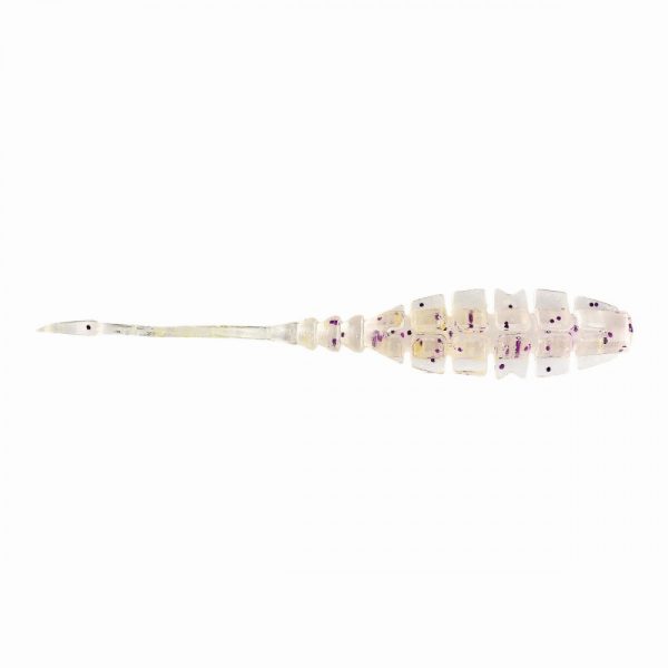 Mustad Aji Winged Bait 2'' Clear Purple Glitter Plasztik Csali 12db