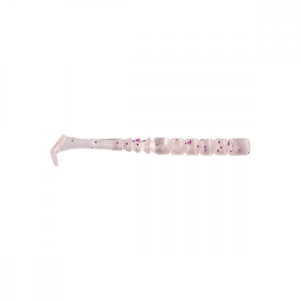 Mustad Aji Paddle Tail 2'' Clear Purple Glitter Plasztik Csali 12db