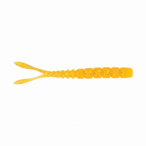 Mustad Aji Split Tail 2'' Orange Luminous Plasztik Csali 12db