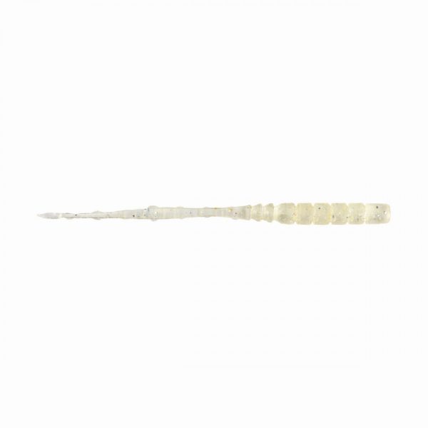 Mustad Aji Straight Tail 3'' Clear Rainbow Glitter Plasztik Csali 12db