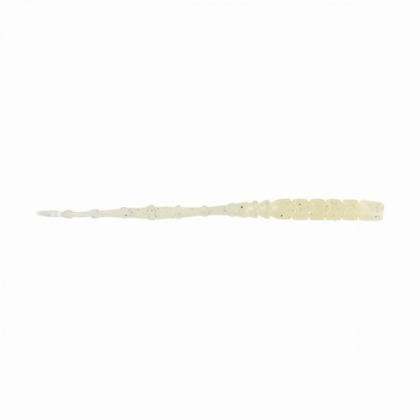 Mustad Aji Straight Tail 3'' White Luminous Plasztik Csali 12db