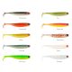 Mustad Mezashi Z-Tail Minnow 3.5" Pearl White Plasztik Csali 6db