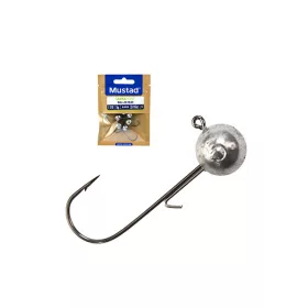 Mustad Ball Jig Head W/Keeper 2/0 15gr Jig Fej Kampóval 1db