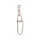 Mustad SS Rolling W/ Insurance Snap 6 10db Forgókapocs