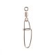 Mustad SS Rolling W/ Insurance Snap 8 10db Forgókapocs