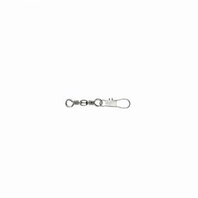  Mustad Barrel Swivel With Interlock Snap 7×B3 10db Forgókapocs