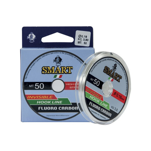 Maver Fluorocarbon Smart 50m 0,100mm Ragadozó előke