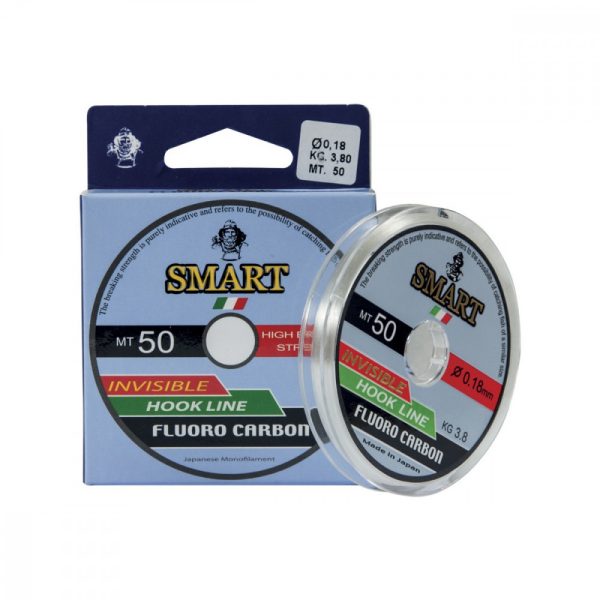 Maver Fluorocarbon Smart 50m 0,180mm Ragadozó előke